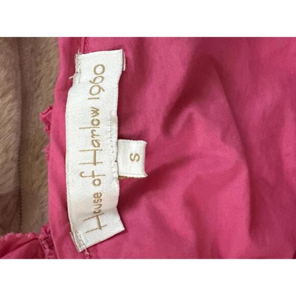 House of Harlow Pink Ruffle Maxi Dress with Pockets Size S - Picture 6 of 8